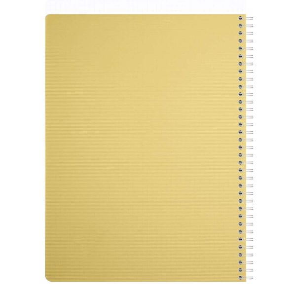 Cahier reliure int&eacute;grale Linicolor ESSENCE A4 180 pages petits carreaux couverture plastique polypropy&egrave;ne rainur&eacute;