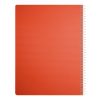 Cahier reliure int&eacute;grale Linicolor ESSENCE A4 180 pages petits carreaux couverture plastique polypropy&egrave;ne rainur&eacute;