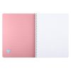 Cahier reliure int&eacute;grale Linicolor ESSENCE A4 180 pages petits carreaux couverture plastique polypropy&egrave;ne rainur&eacute;