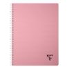 Cahier reliure int&eacute;grale Linicolor ESSENCE A4 100 pages petits carreaux couverture plastique polypropy&egrave;ne rainur&eacute;