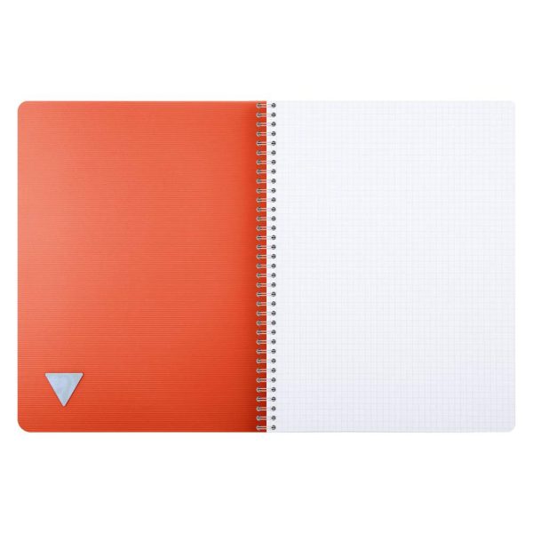 Cahier reliure int&eacute;grale Linicolor ESSENCE A4 180 pages petits carreaux couverture plastique polypropy&egrave;ne rainur&eacute;