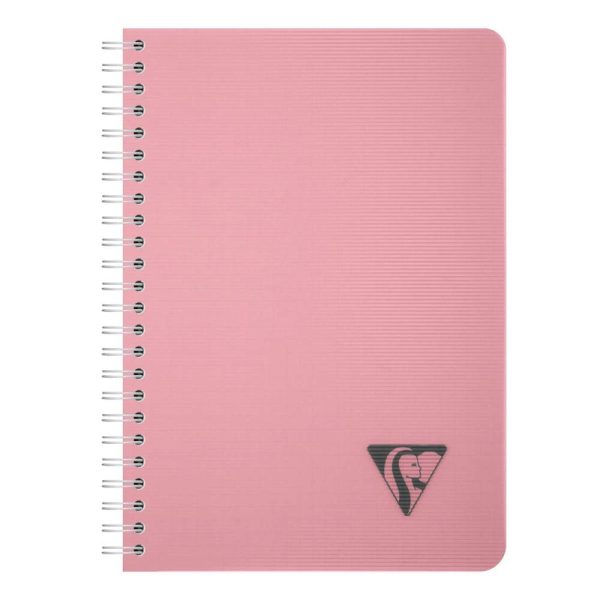 Carnet reliure int&eacute;grale Linicolor ESSENCE A5 180 pages petits carreaux couverture plastique polypropy&egrave;ne rainur&eacute;