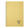 Carnet reliure int&eacute;grale Linicolor ESSENCE A5 180 pages petits carreaux couverture plastique polypropy&egrave;ne rainur&eacute;