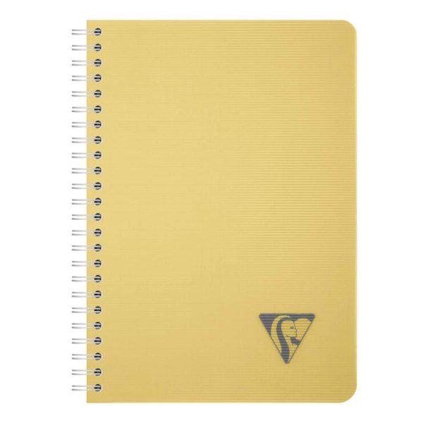 Carnet reliure int&eacute;grale Linicolor ESSENCE A5 180 pages petits carreaux couverture plastique polypropy&egrave;ne rainur&eacute;