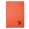 Carnet reliure int&eacute;grale Linicolor ESSENCE A5 180 pages petits carreaux couverture plastique polypropy&egrave;ne rainur&eacute;