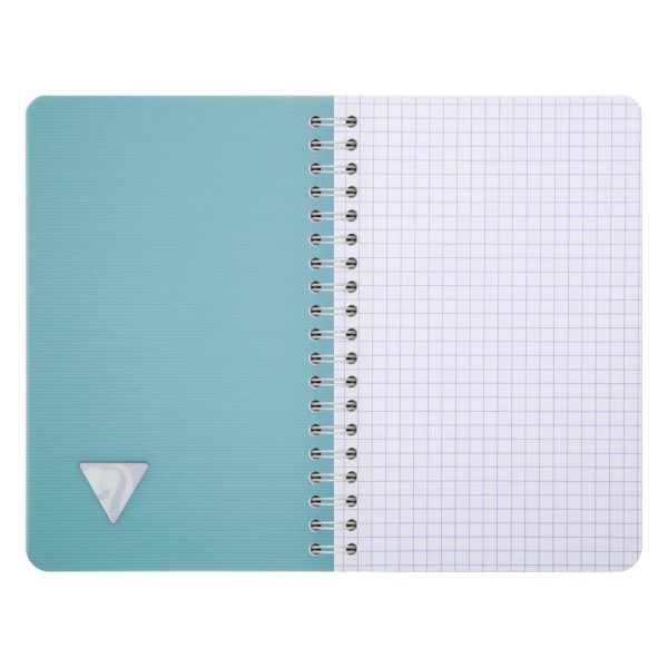 Carnet reliure int&eacute;grale Linicolor ESSENCE 11&times;17 cm 100 pages petits carreaux couverture plastique polypropy&egrave;ne rainur&eacute;