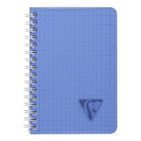 Carnet reliure int&eacute;grale Linicolor FRESH 9,5x14cm 100 pages petits carreaux couverture plastique polypropy&egrave;ne rainur&eacute; Couleur al&eacute;atoire