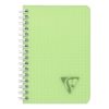 Carnet reliure int&eacute;grale Linicolor FRESH 9,5x14cm 100 pages petits carreaux couverture plastique polypropy&egrave;ne rainur&eacute; Couleur al&eacute;atoire