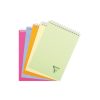 Bloc reliure int&eacute;grale Linicolor FRESH en-t&ecirc;te A5 160 pages d&eacute;tachables petits carreaux couverture plastique polypropy&egrave;ne rainur&eacute; Couleur al&eacute;atoire