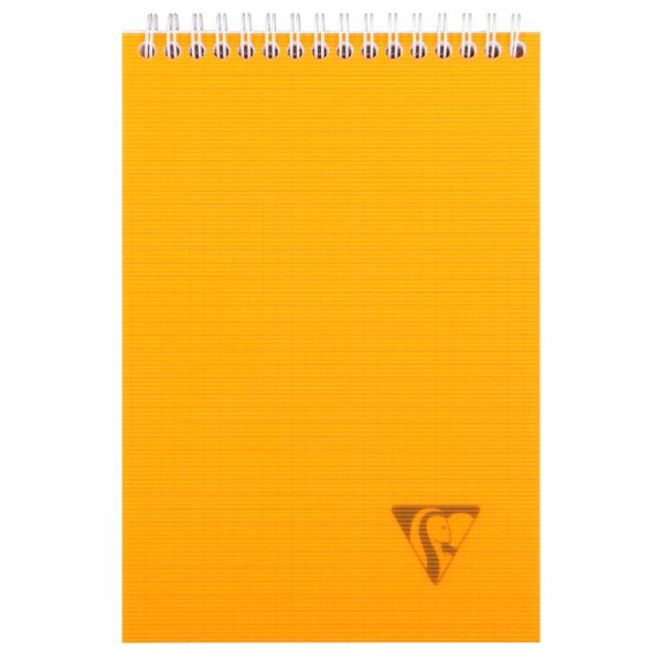 Bloc reliure int&eacute;grale Linicolor FRESH en-t&ecirc;te A5 160 pages d&eacute;tachables petits carreaux couverture plastique polypropy&egrave;ne rainur&eacute; Couleur al&eacute;atoire