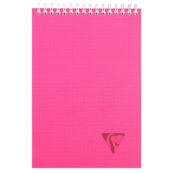 Bloc reliure int&eacute;grale Linicolor FRESH en-t&ecirc;te A5 160 pages d&eacute;tachables petits carreaux couverture plastique polypropy&egrave;ne rainur&eacute; Couleur al&eacute;atoire