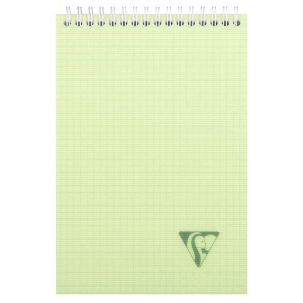 Bloc reliure int&eacute;grale Linicolor FRESH en-t&ecirc;te A5 160 pages d&eacute;tachables petits carreaux couverture plastique polypropy&egrave;ne rainur&eacute; Couleur al&eacute;atoire