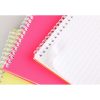 Bloc reliure int&eacute;grale Linicolor FRESH en-t&ecirc;te A5 160 pages d&eacute;tachables lign&eacute; couverture plastique polypropy&egrave;ne rainur&eacute; Couleur al&eacute;atoire