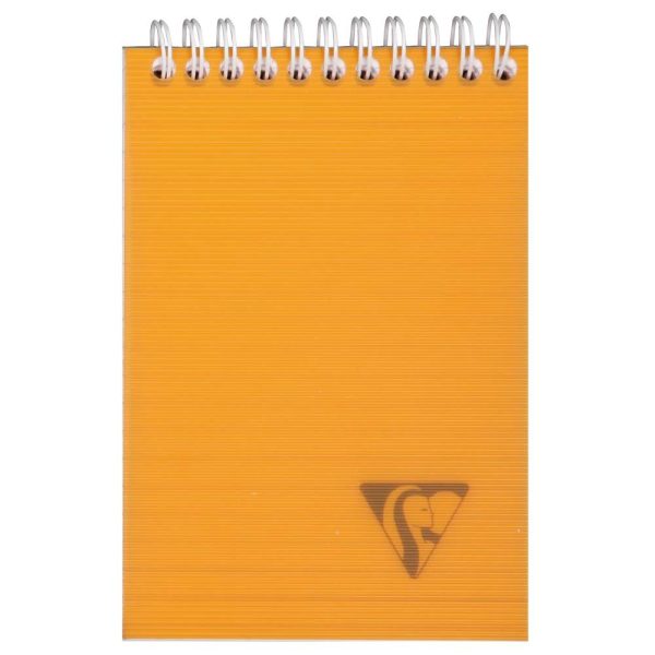 Bloc reliure int&eacute;grale Linicolor FRESH en-t&ecirc;te A6 160 pages d&eacute;tachables lign&eacute; couverture plastique polypropy&egrave;ne rainur&eacute; Couleur al&eacute;atoire