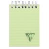 Bloc reliure int&eacute;grale Linicolor FRESH en-t&ecirc;te A7 160 pages d&eacute;tachables lign&eacute; couverture plastique polypropy&egrave;ne rainur&eacute; Couleur al&eacute;atoire