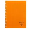 Cahier reliure int&eacute;grale Linicolor FRESH 17x22cm 180 pages grands carreaux couverture plastique polypropy&egrave;ne rainur&eacute; Couleur al&eacute;atoire