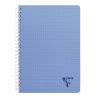 Cahier reliure int&eacute;grale Linicolor FRESH 17x22cm 100 pages petits carreaux couverture plastique polypropy&egrave;ne rainur&eacute; Couleur al&eacute;atoire