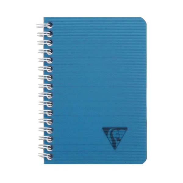 Cahier reliure int&eacute;grale Linicolor INTENSIVE 9x14cm 100 pages lign&eacute; couverture plastique polypropy&egrave;ne rainur&eacute; Couleur al&eacute;atoire