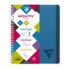 Evolutiv'Book Linicolor INTENSIVE cahier reliure int&eacute;grale A5+ 180 pages d&eacute;tachables perfor&eacute; 6 trous lign&eacute; + cadre en-t&ecirc;te + 3 intercalaires couverture plastique polypropy&egrave;ne rainur&eacute; Couleur al&eacute;atoire