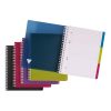 Evolutiv'Book Linicolor INTENSIVE cahier reliure int&eacute;grale A5+ 180 pages d&eacute;tachables perfor&eacute; 6 trous lign&eacute; + cadre en-t&ecirc;te + 3 intercalaires couverture plastique polypropy&egrave;ne rainur&eacute; Couleur al&eacute;atoire