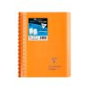 Carnet dessin/croquis reliure int&eacute;grale enveloppante Koverbook A6 100 pages papier blanc 125 g couverture polypropyl&egrave;ne transparent
