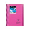 Carnet dessin/croquis reliure int&eacute;grale enveloppante Koverbook A6 100 pages papier blanc 125 g couverture polypropyl&egrave;ne transparent