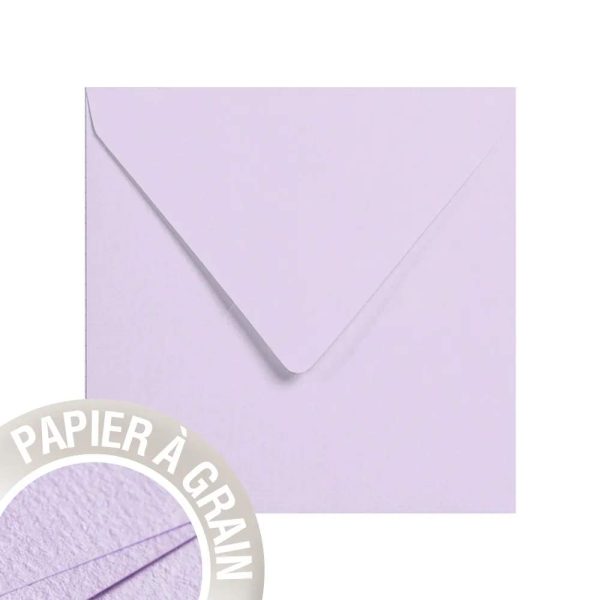 Paquet de 5 enveloppes Grain de Pollen 140x140mm 120g/m2
