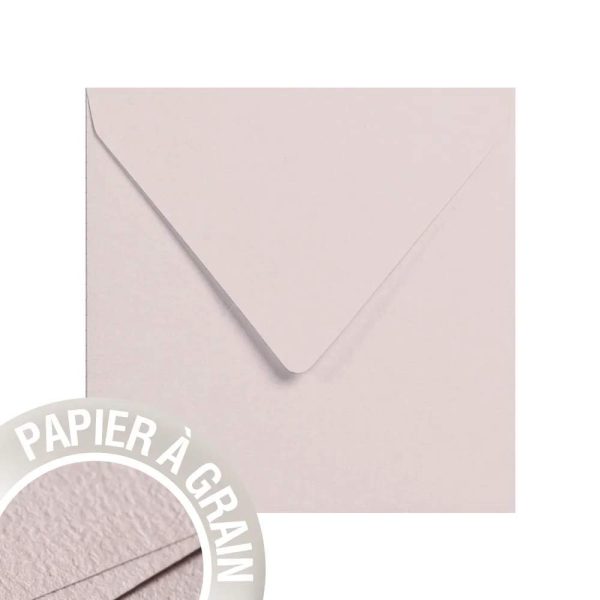 Paquet de 5 enveloppes Grain de Pollen 140x140mm 120g/m2