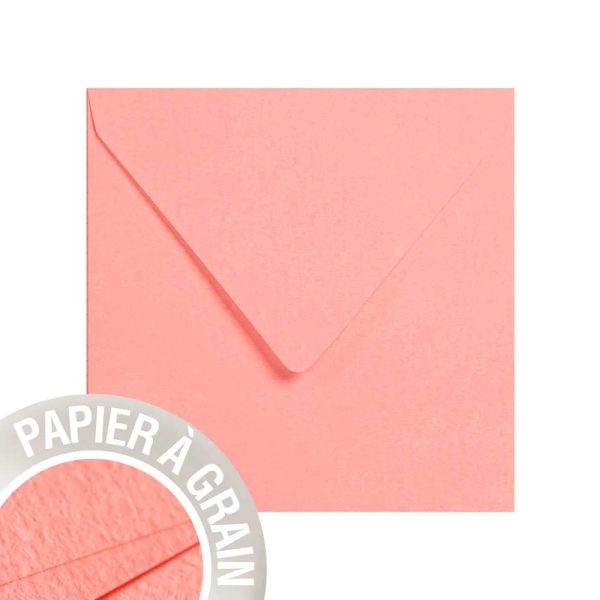 Paquet de 5 enveloppes Grain de Pollen 140x140mm 120g/m2