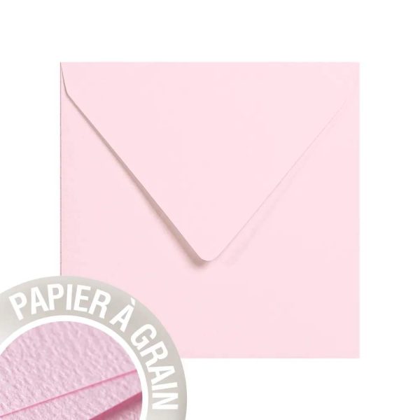 Paquet de 5 enveloppes Grain de Pollen 140x140mm 120g/m2