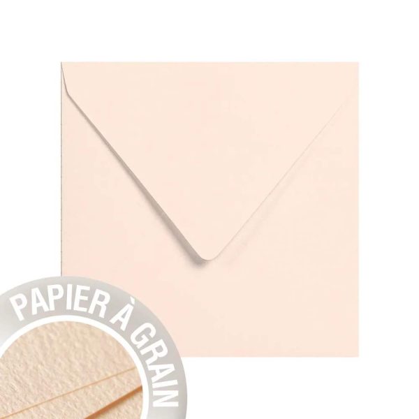 Paquet de 5 enveloppes Grain de Pollen 140x140mm 120g/m2