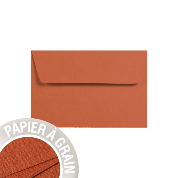 Paquet de 5 enveloppes Grain de Pollen 90x140mm 120g/m2
