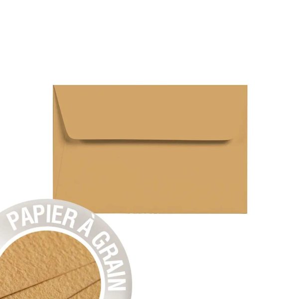 Paquet de 5 enveloppes Grain de Pollen 90x140mm 120g/m2