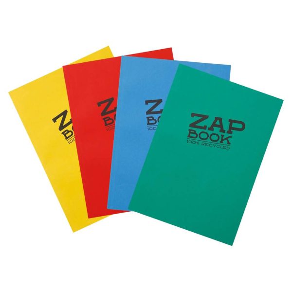 Zap Book carnet coll&eacute; 160F A5 80g