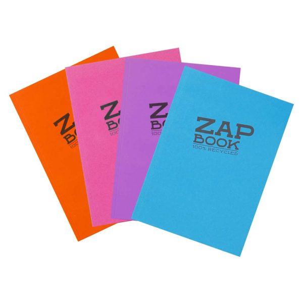 Zap Book carnet coll&eacute; 160F A5 80g