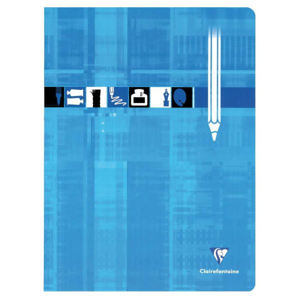 Cahier Dessin piqu&eacute; 24x32cm 24 pages uni Couleur al&eacute;atoire