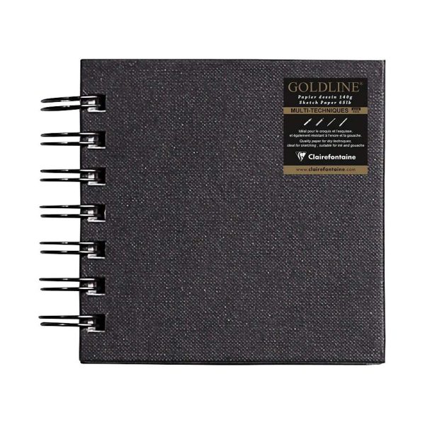 Goldline carnet spiral&eacute; 64F 10x10cm 140g