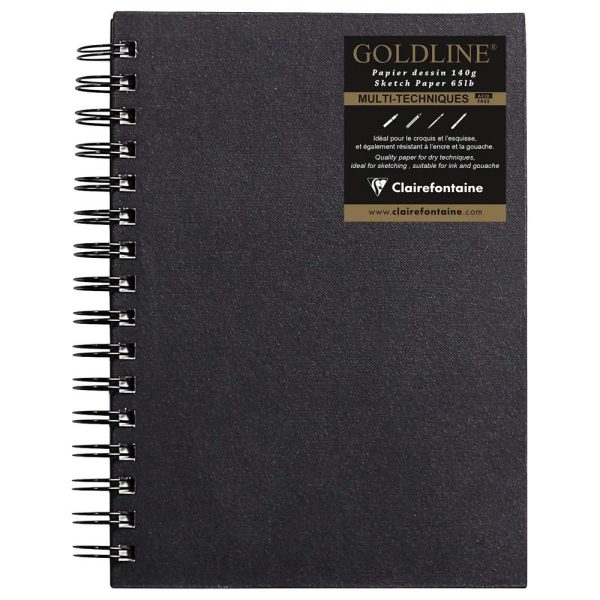 Goldline carnet spiral&eacute; 64F A5 140g F