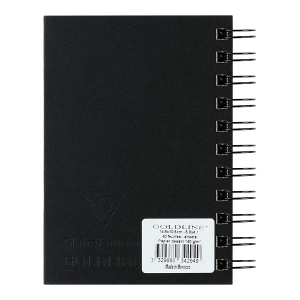 Goldline carnet spiral&eacute; 40F A6 140g portrait