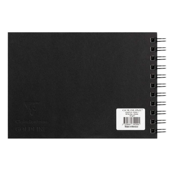 Goldline carnet spiral&eacute; 50F A5 140g paysage
