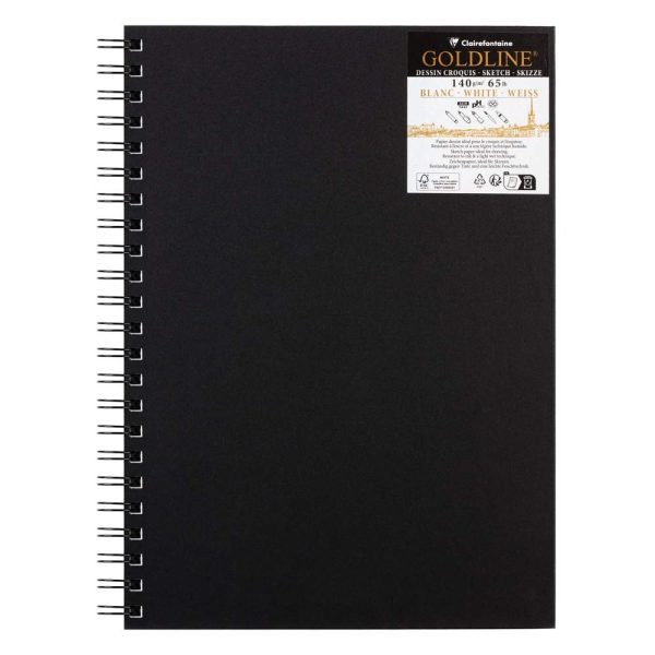 Goldline carnet spiral&eacute; 50F A4 140g portrait