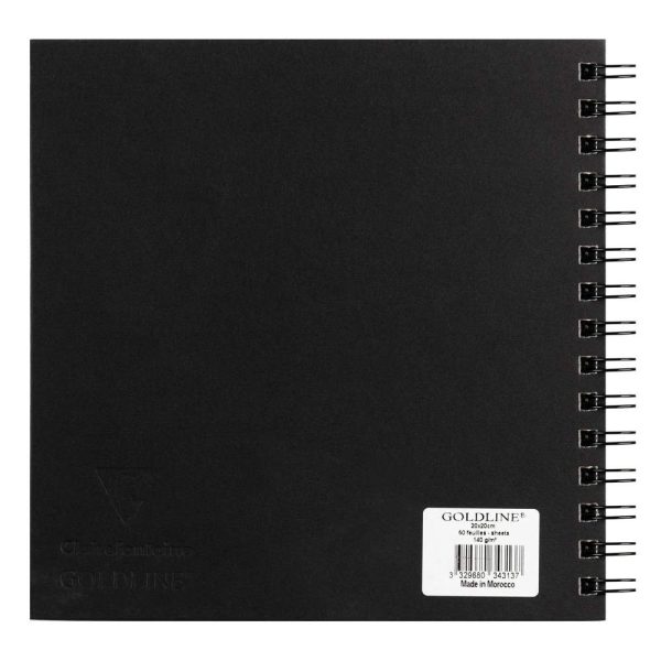 Goldline carnet spiral&eacute; 50F 20x20cm 140g