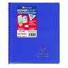 Cahier reliure int&eacute;grale enveloppante Koverbook 17x22cm 100 pages grands carreaux couverture polypropyl&egrave;ne transparent