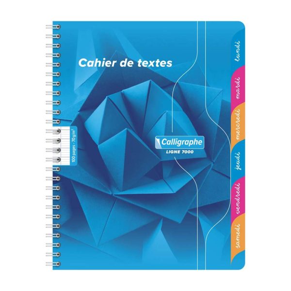 Textes reliure int&eacute;grale 7000 17&times;22 cm 100 pages grands carreaux 70 g