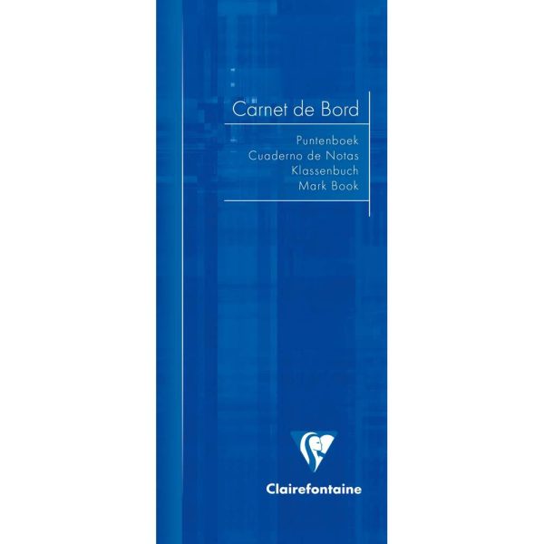 Carnet de bord enseignant piqu&eacute; 8,5x20cm 32 pages Couleur al&eacute;atoire