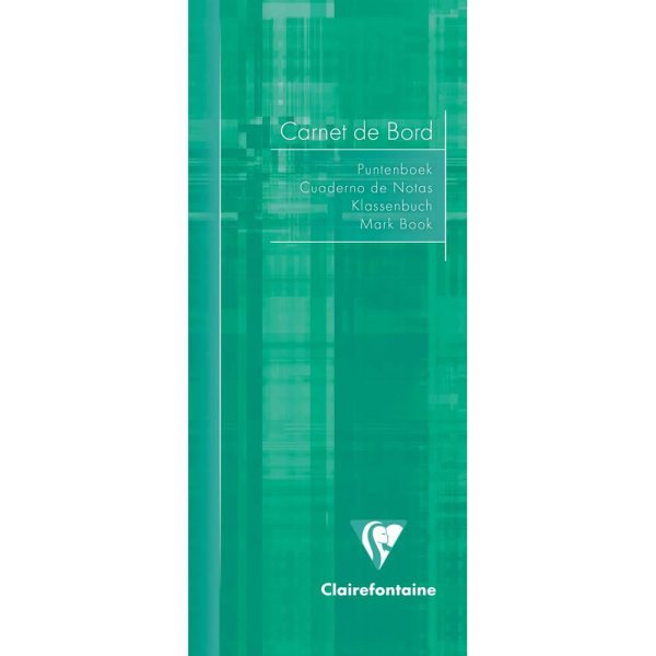 Carnet de bord enseignant piqu&eacute; 8,5x20cm 32 pages Couleur al&eacute;atoire