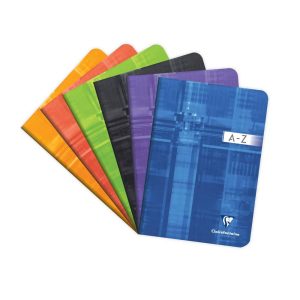 R&eacute;pertoire vocabulaire A5 96 pages lign&eacute; + marge centrale Couleur al&eacute;atoire