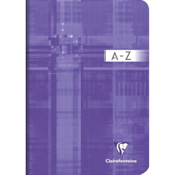 R&eacute;pertoire vocabulaire A5 96 pages lign&eacute; + marge centrale Couleur al&eacute;atoire