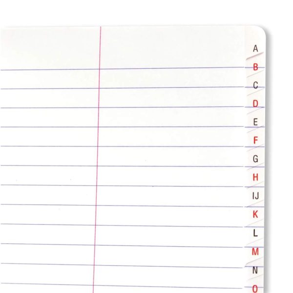 R&eacute;pertoire vocabulaire A5 96 pages lign&eacute; + marge centrale Couleur al&eacute;atoire