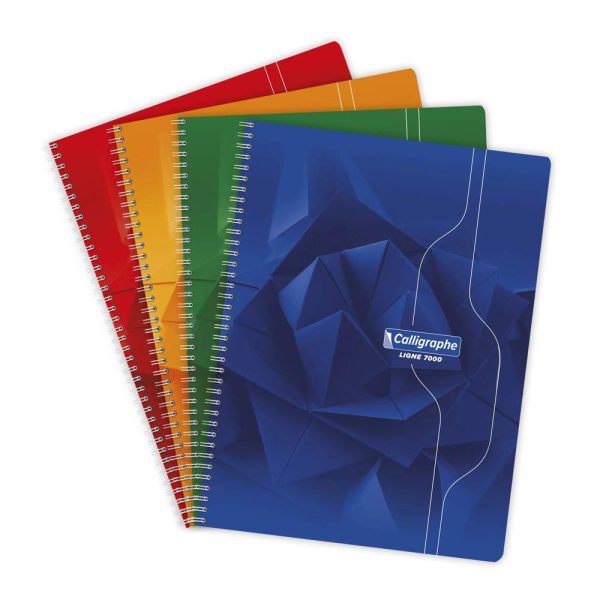 Cahier reliure int&eacute;grale 7000 24&times;32 cm 180 pages grands carreaux 70 g